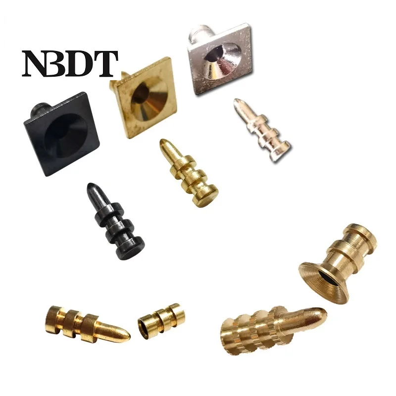 50 шт. фланцевые шпильки из латуни и цинка для выравнивания верхних листьев