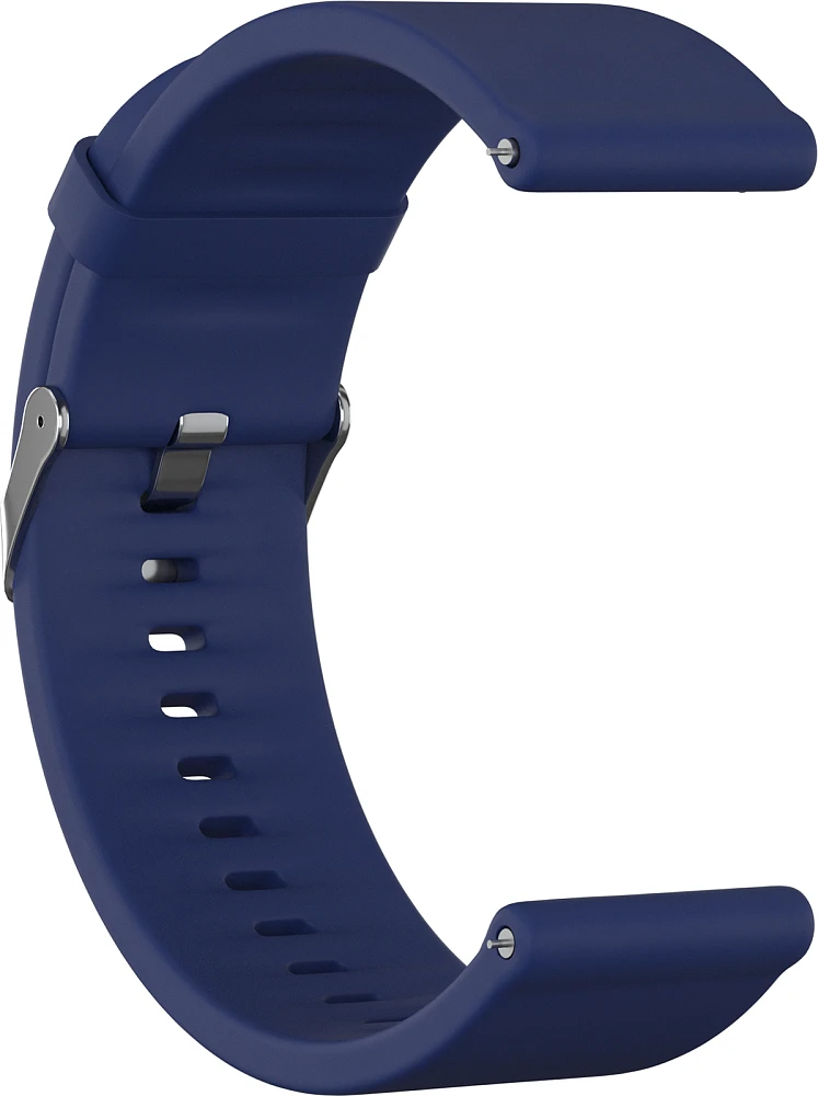 Ремешок силиконовый GSMIN Blum 20 для Amazfit GTS 2 mini (Темно-синий)