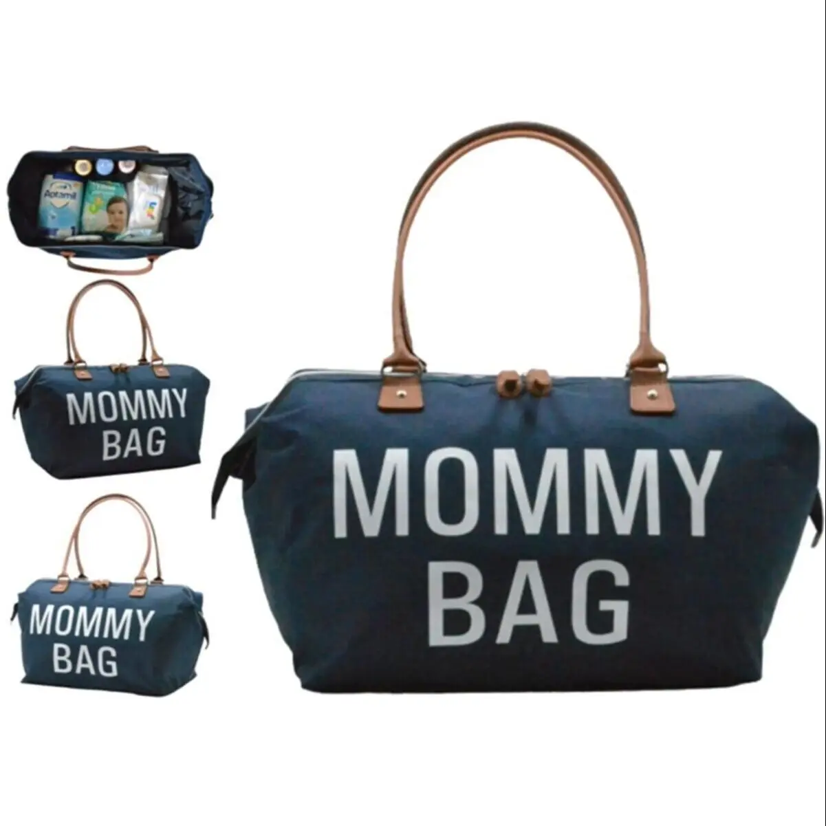 2022 MOMMY BAG Baby Care Bag Hospital and Functional Babies Organizer Daily, Travel Bag with Waterproof Fabric Thermal CHQ