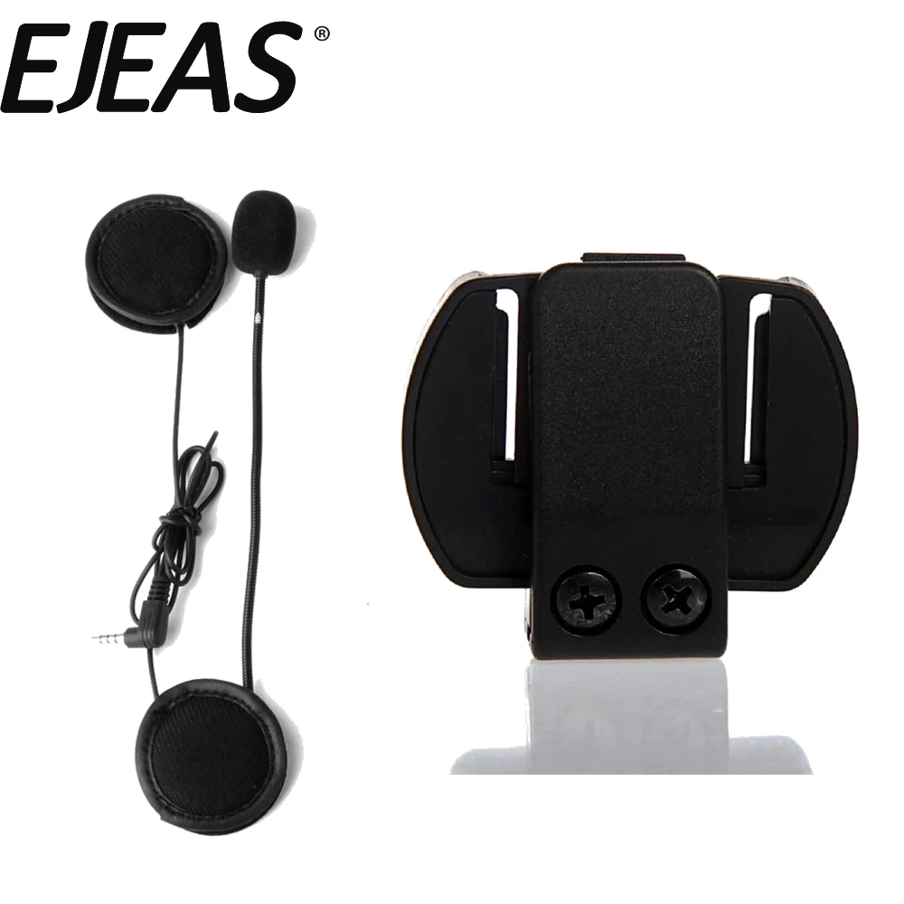 

3.5MM Ejeas V6 Pro V4 Accessories Earphone Speaker Microphone Metal Clip For Vnetphone V6 Motorcycle Helmet Bluetooth Intercom