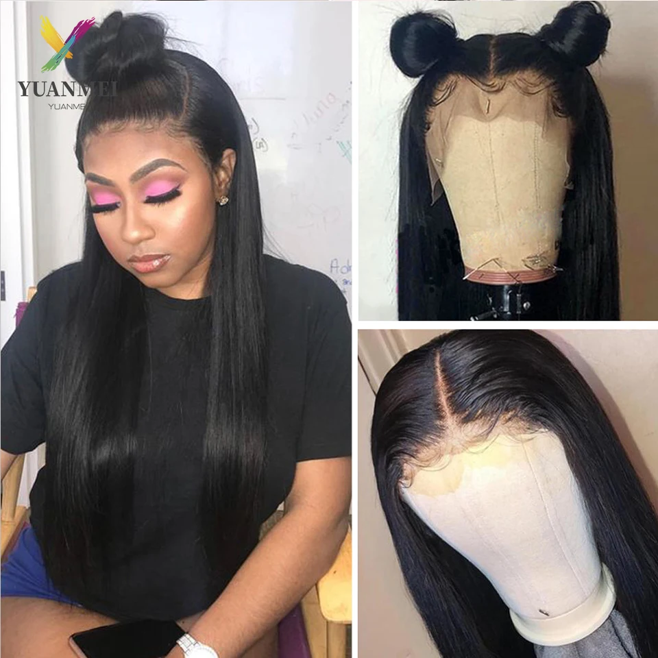Glueless Bone Straight Transparen 13x4 Human Hair Lace Frontal Wig Brazilian 30 Inch Lace Front Wigs For Women On Sale Clearance