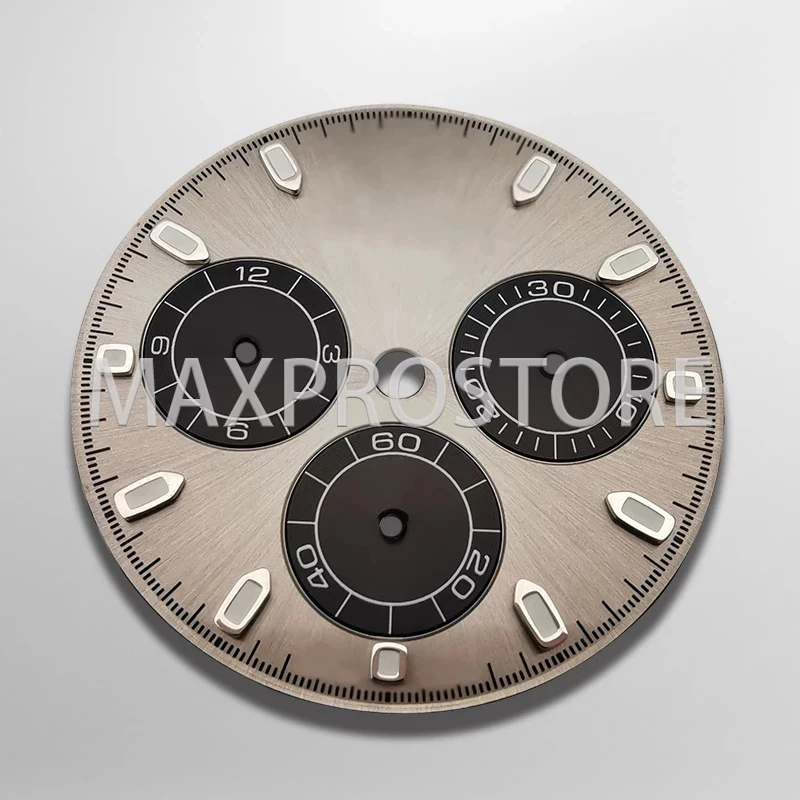 

latest version Dial For Daytona 116519, Fit 4130 Movement, Top Quality Gray Watch Aftermarket Watch Repair Replacement