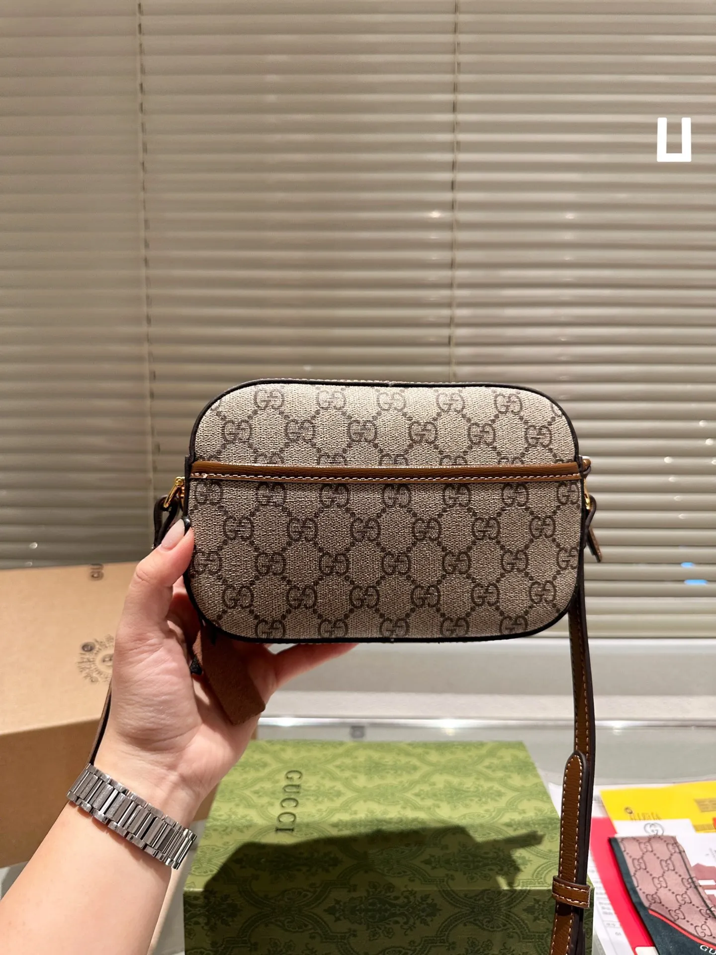 Gucci Totes Cope 1:1 2024 Новая женская сумка-кошелек через плечо модная сумка-шоппер