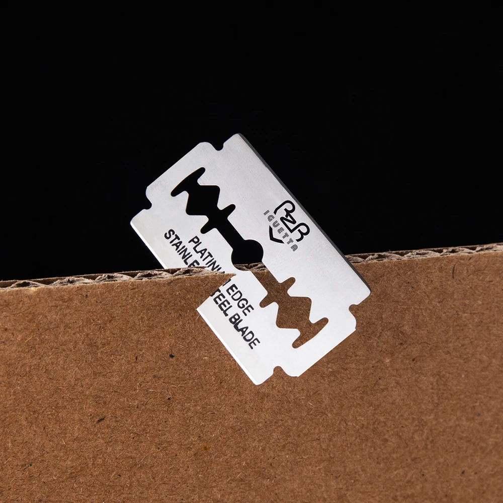 нож с двойным лезвием бритва набор одноразоаых бритв лопасти IGUETTA Новый