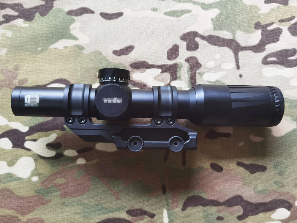 

Airsoft VUDU 1-6X24mm FFP LPVO Scope SR1 Red Cross Reticle Illuminated & Leap 1.54" Mount