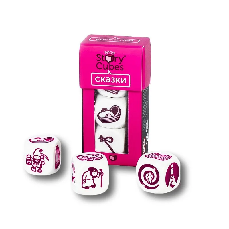Rorys Story Cubes Дополнительный набор Кубики Историй "СКАЗКИ" (3 кубика) RSC11