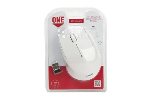 Мышь беспроводная Smartbuy ONE 333AG-W белый