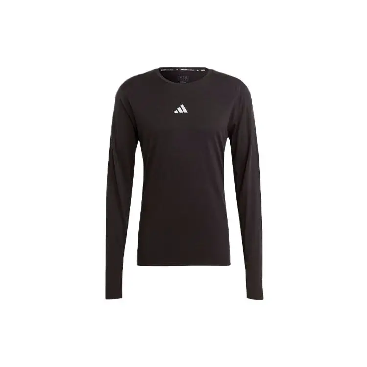 Adidas Ultimate Running Покоряет стихию топ из мериноса с длинным рукавом мужские топы