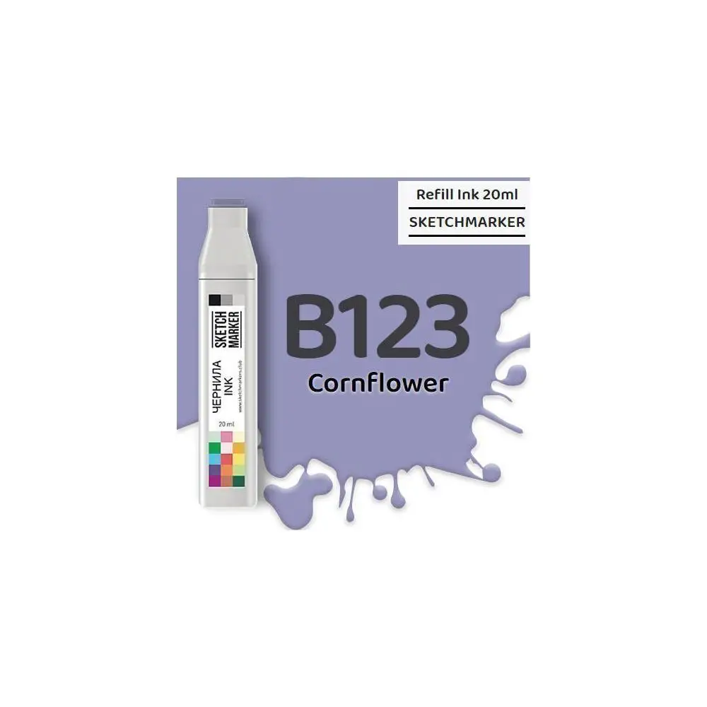Sketchmarker Заправка для маркеров на спиртовой основе B123 Василек SI-B123 - купить по