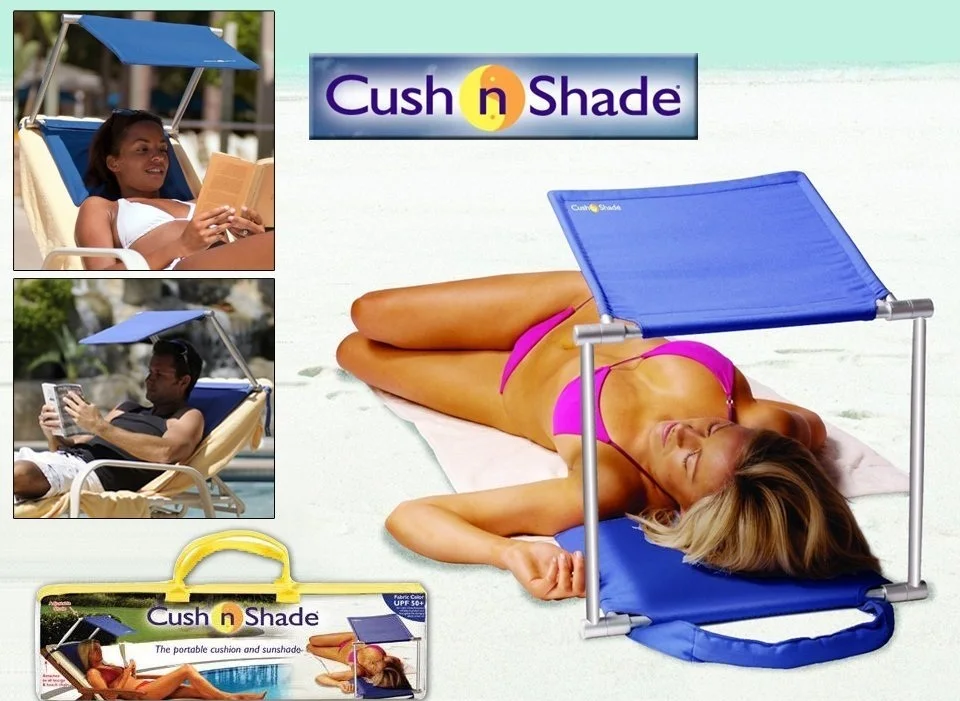 Beach Umbrella Included Soft Pillow Lounge, Sunbed Preventin