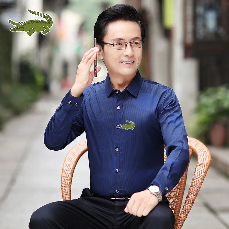 CARTELO 2022 High Quality Men's Long Sleeve Shirts Printed Shirts Fall New Business Casual High Quality Lapel Shirts
