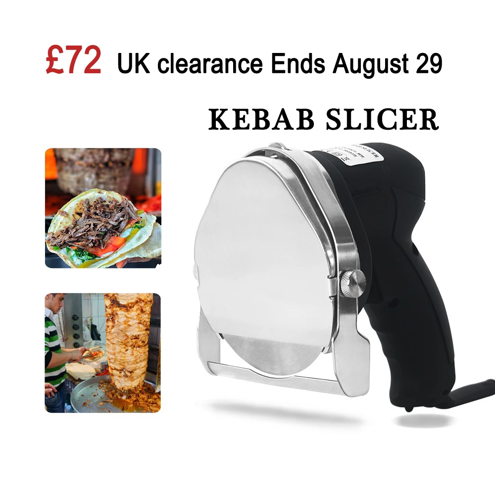 Enlarge ITOP Kebab Slicer Kitchen Automatic Electric Cut Meat Machine For Shawara 110V-240V Kebab Slicer Gyros Knife Meat Shawarma