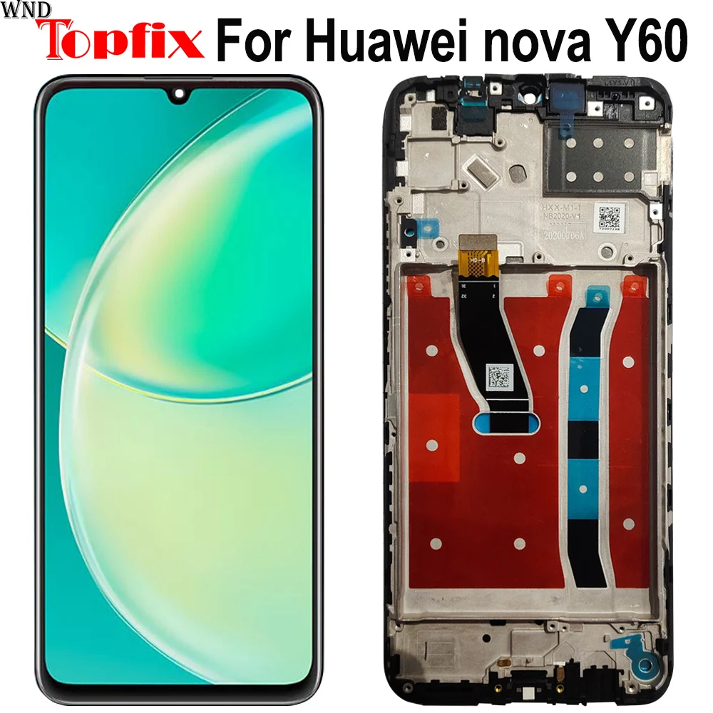 ЖК-дисплей 6,6 дюйма для Huawei nova Y60, сенсорный экран в сборе, Замена для Huawei WKG-LX9, ЖК-экран