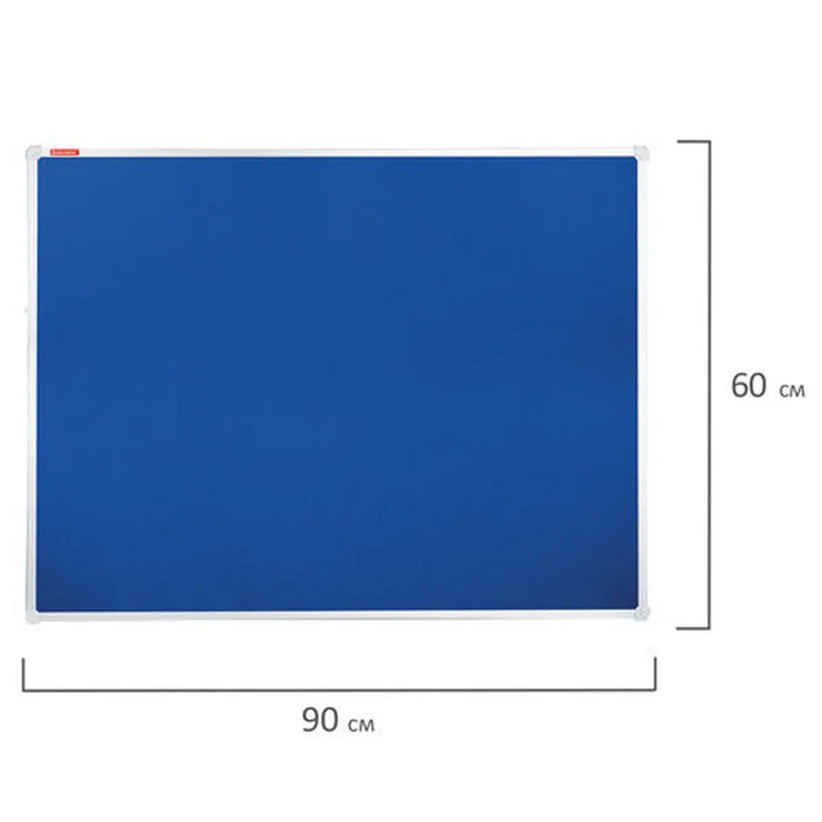 Cork Board with blue textile coating 60*90 cm brauberg 231700 |
