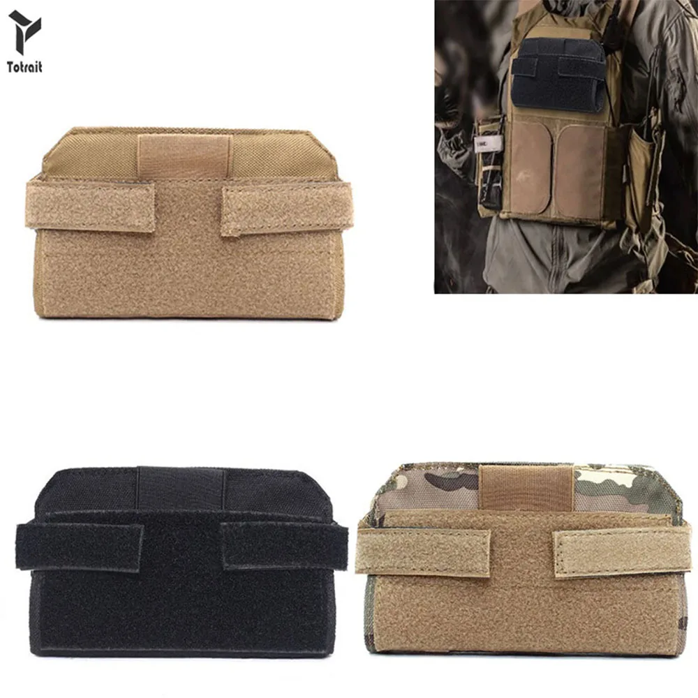 

Totrait Tactical New High Quality Mobile Front Panel Compack Vest Attachement Pouch Outdoor Hunting Pouch