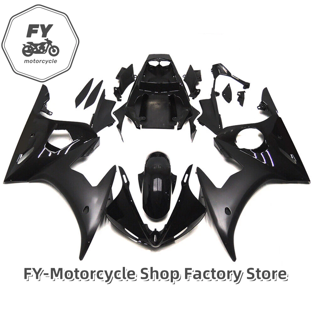 Пластиковые обтекатели для YAMAHA YZFR6 2003 - 2005 черный обтекатель из Abs YZF600 R6 2004