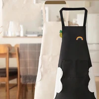 apron kitchen household waterproof breathable oil proof artifact unisex can wipe hands cooking coveralls good things at home