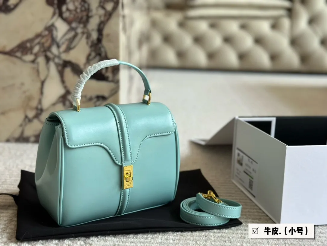 Кожаная сумка Celine 19 * 16 см