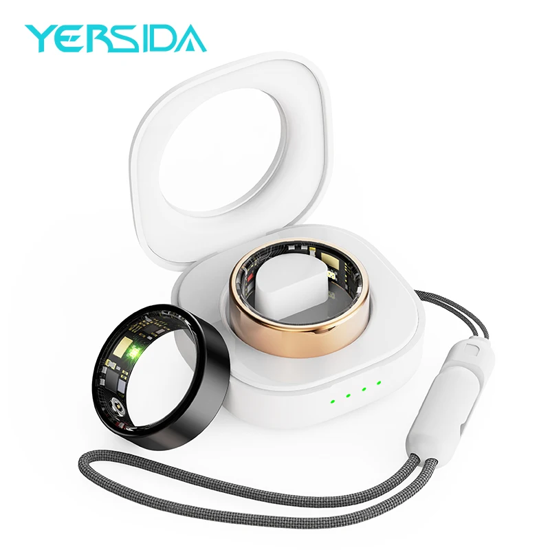 Умное Кольцо YERSIDA R11M С Зарядным Устройством Монитор Сердечного Ритма И Кислорода
