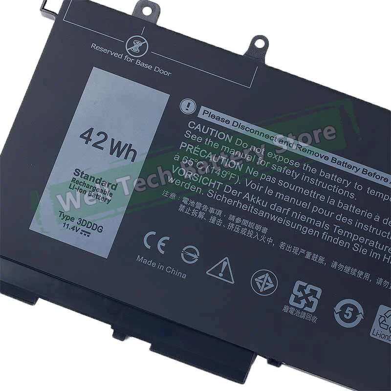 Аккумулятор 11 4 в 42Wh 3dddg для ноутбука DELL E5580 E5480 E5280 M3520 M3530