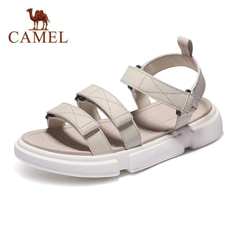 CAMEL Summer Women Outdoor Sandals Sports Sandal Shoes Women's Beach Shoes Comfortable Breathable Non-slip Leisure Flats Female
