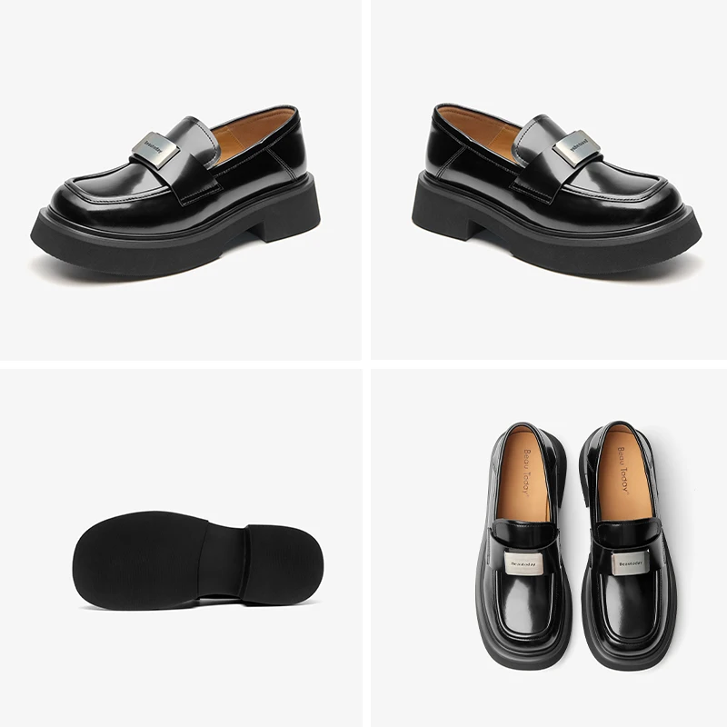 BEAUTODAY Классические лоферы из натуральной кожи