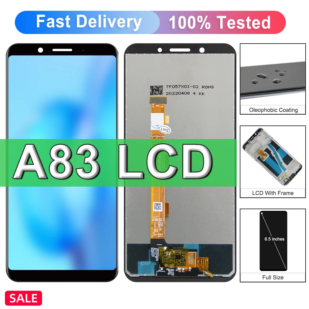 100% Оригинальный 5,7 'для Oppo A83 ЖК-дисплей для замены для Oppo A83 CPH1726 ЖК-экран