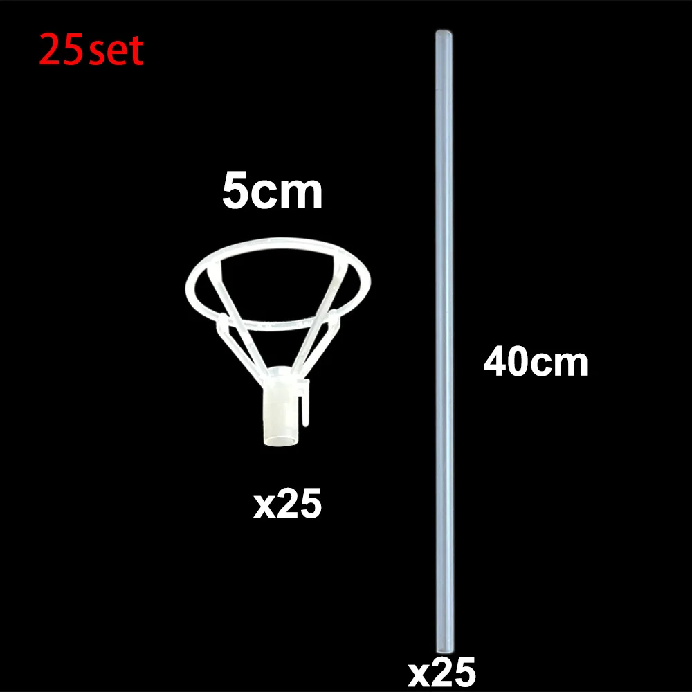 

Палочки для воздушных шаров с держателем для чашек AADECORZZ, 25 шт.