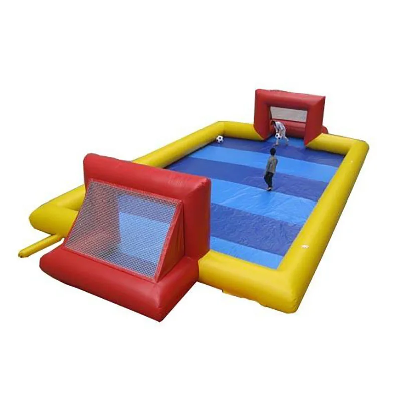 

Customized large inflatable football pitch for sale