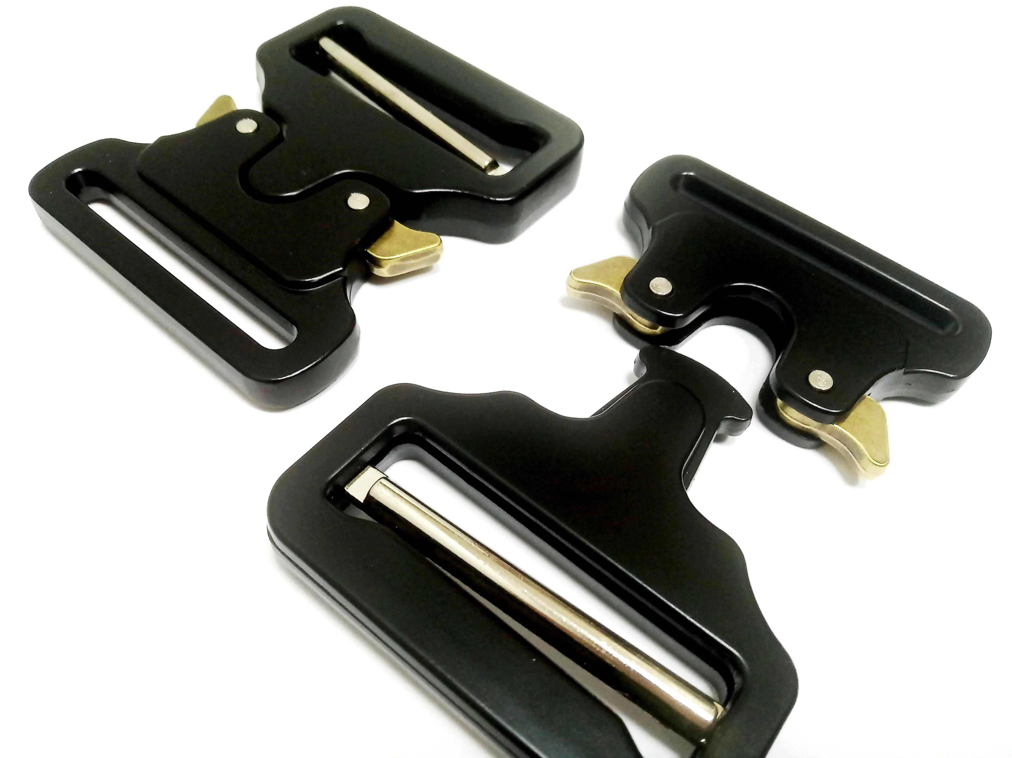 Застежка пряжка &quotКобра&quot металлическая под ленту 50 мм 1 штука разных