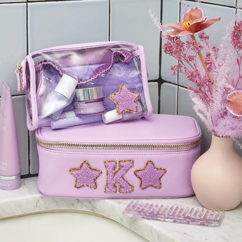 

New Waterproof Nylon Durable Toiletry Bag Cosmetic Bag Solid Color Female Makeup Bag Travel Toiletry Beauty Makeup Bag Organizer