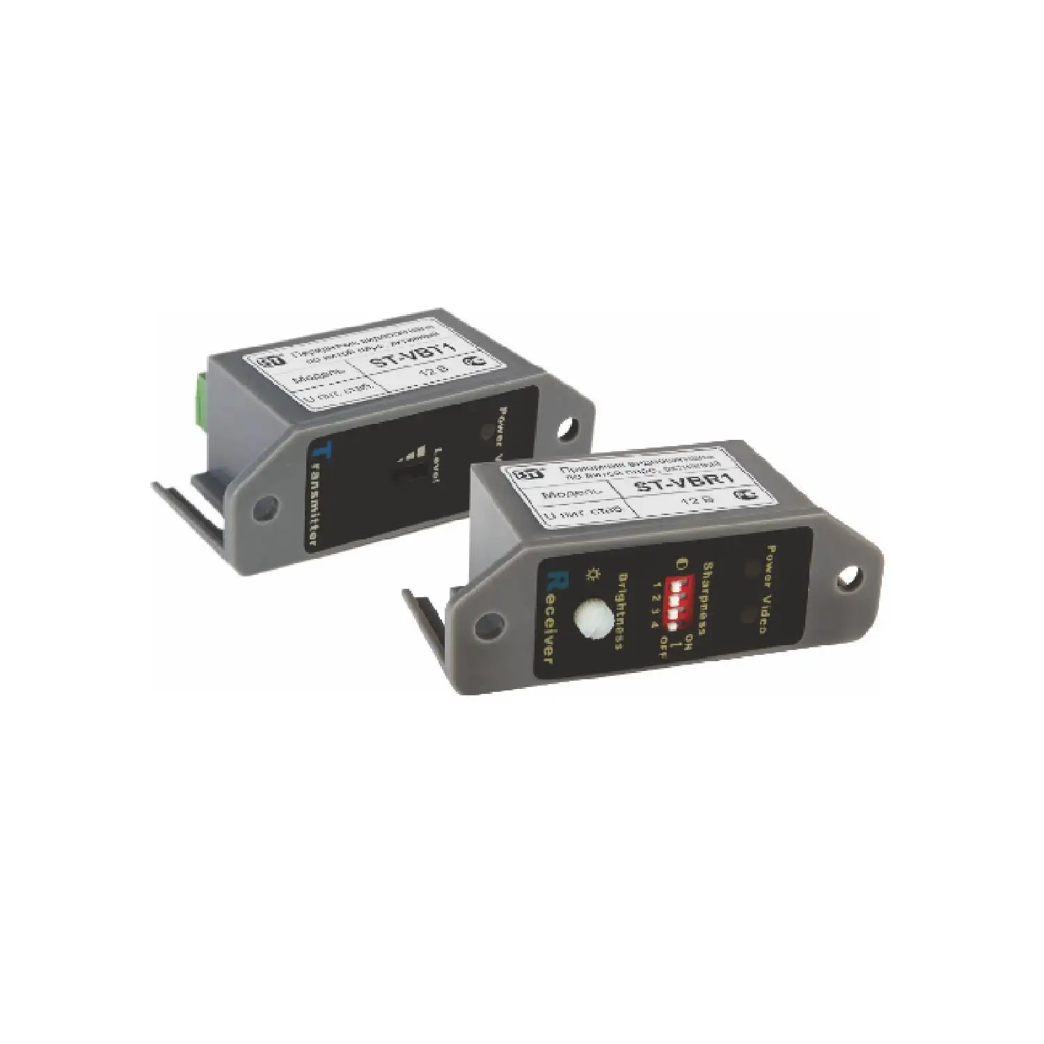 ST-VBT1/ST-VBR1 - АКТИВНЫЙ Передатчик /приемник видеосигнала по витой паре*** |