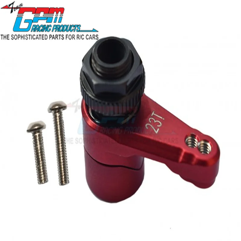 GPM Алюминий 7075 23T сервосигнал W. Встроенная пружина (2 позиционирующих отверстия)-набор из 3 предметов для обновления AXIAL 1/10 RBX10 Ryft 4WD