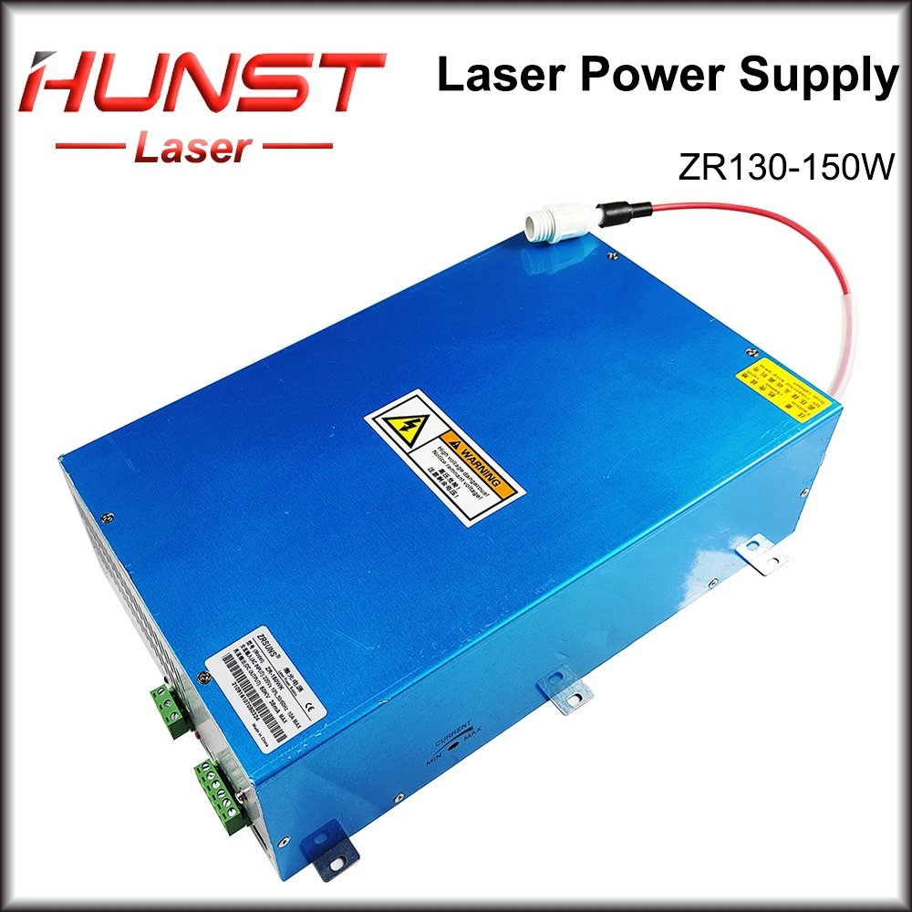 HUNST ZR130-150W Laser Power Supply for 130W-150W Co2 Glass Laser Tube Engraving and Cutting Machine 2Years Warranty.