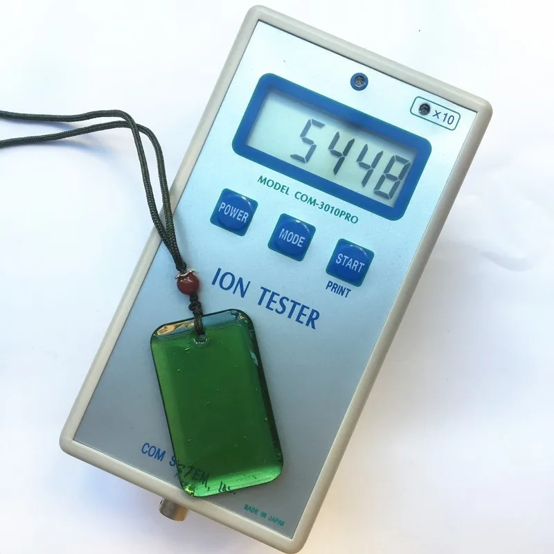 EBUTY квадратное стекло искусственное зеленое 5000 + ионы для здоровья мужчин и