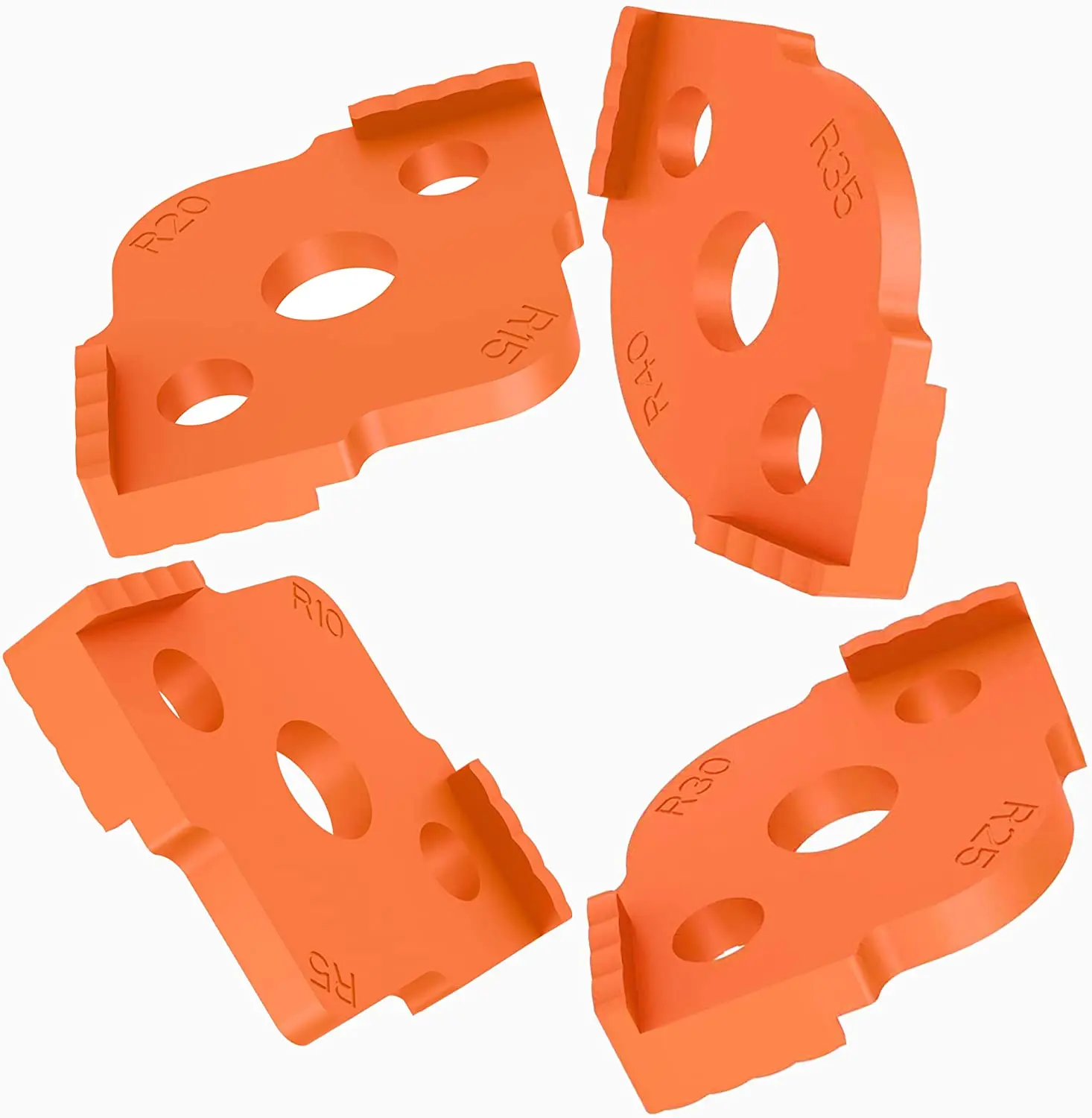 MAKLE Деревообрабатывающая Фреза С Круглым Переборочным Шаблоном Зажим R5-R40