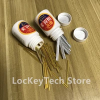 100pcs finished tin foil strip gold and silver tin foil key consumables locksmith tools