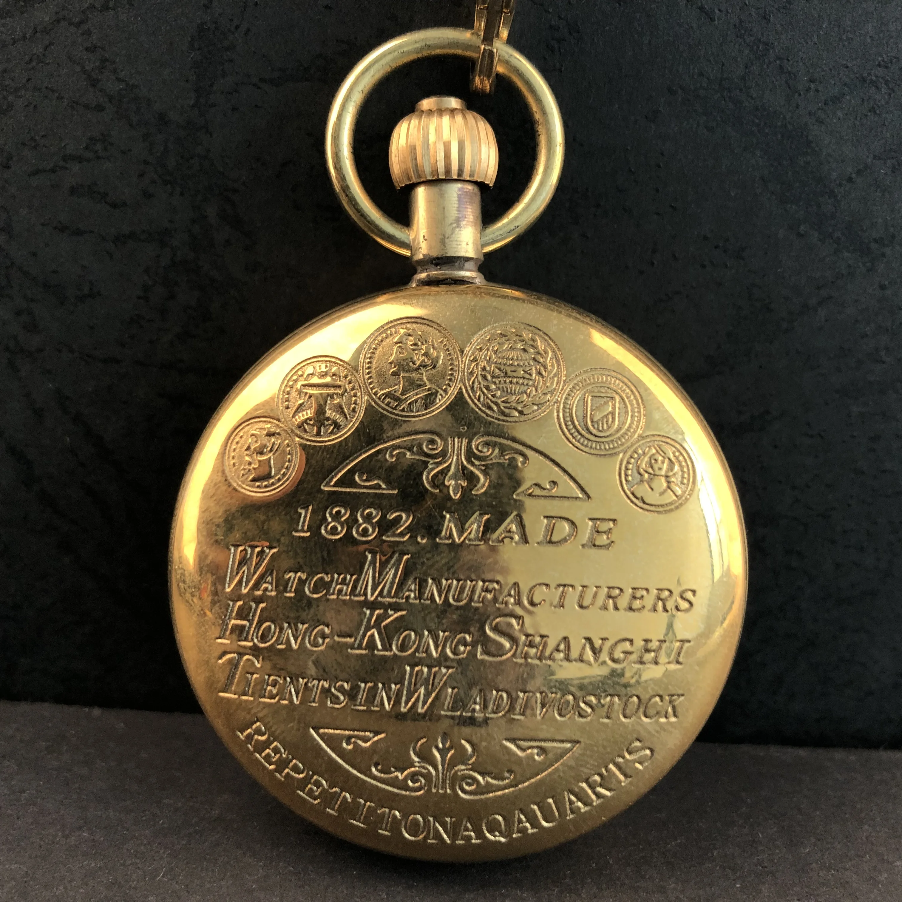 Minimalist Artistic Carved Mechanical Roman Numerals Pocket Watch Necklace Pendant Gifts For Women Or Man