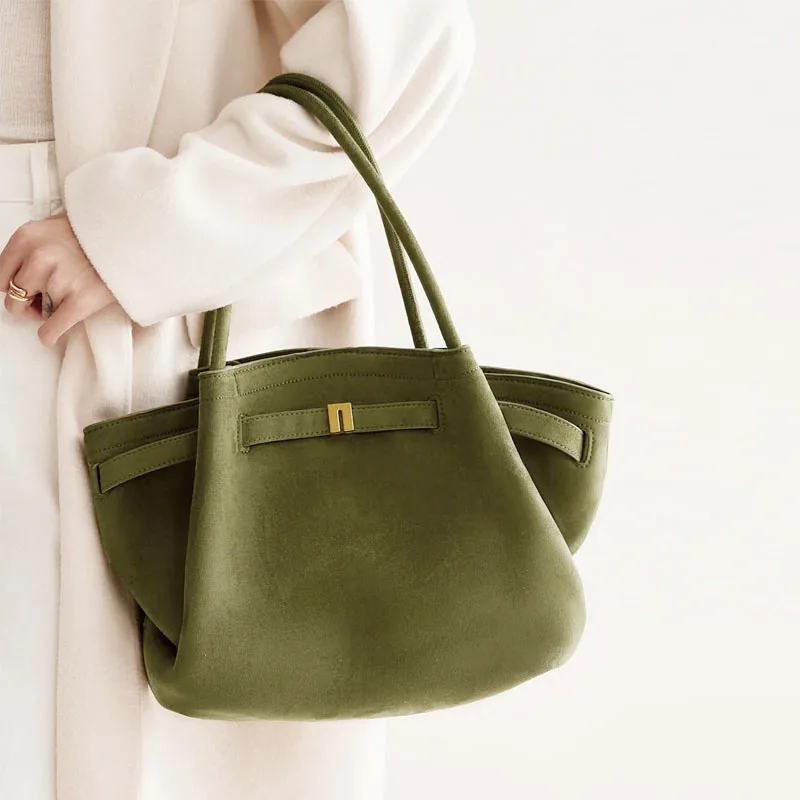 Нишевая новая модная тенденция Женская дизайнерская точная копия Замшевая