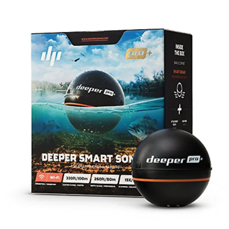 

NEW PROMO Deeper Pro+ Smart Sonar-GPS Portable Wireless Wi-Fi Fish Finder