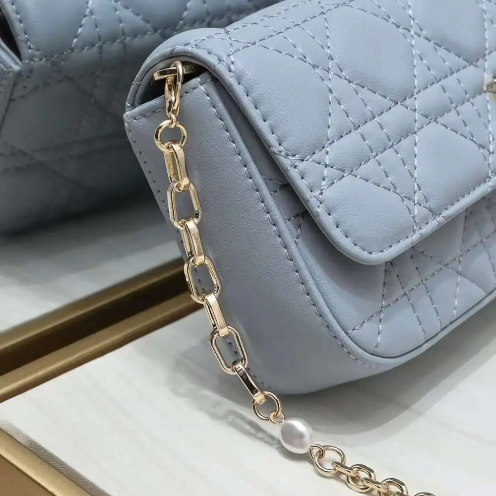 точная копия 1:1 18.5*4*10 См . Стиль Christian Dior Сумка Модная Сумочка Через Плечо Женские