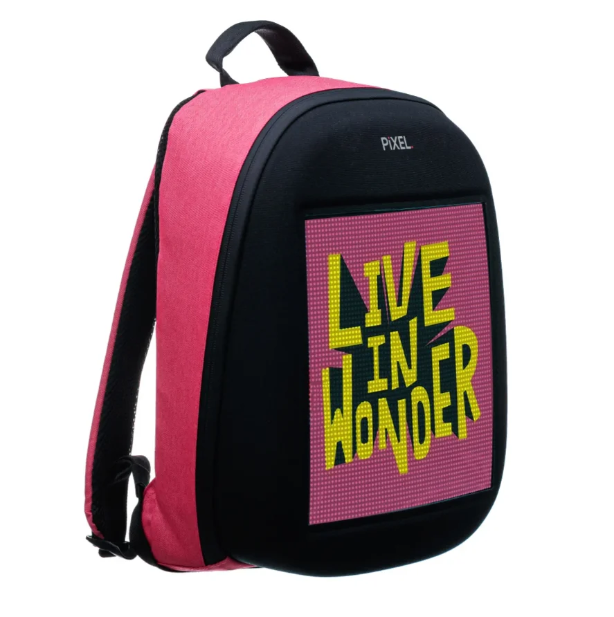 Рюкзак с дисплеем Pixel ONE 2.0 - Pinkman (Розовый)