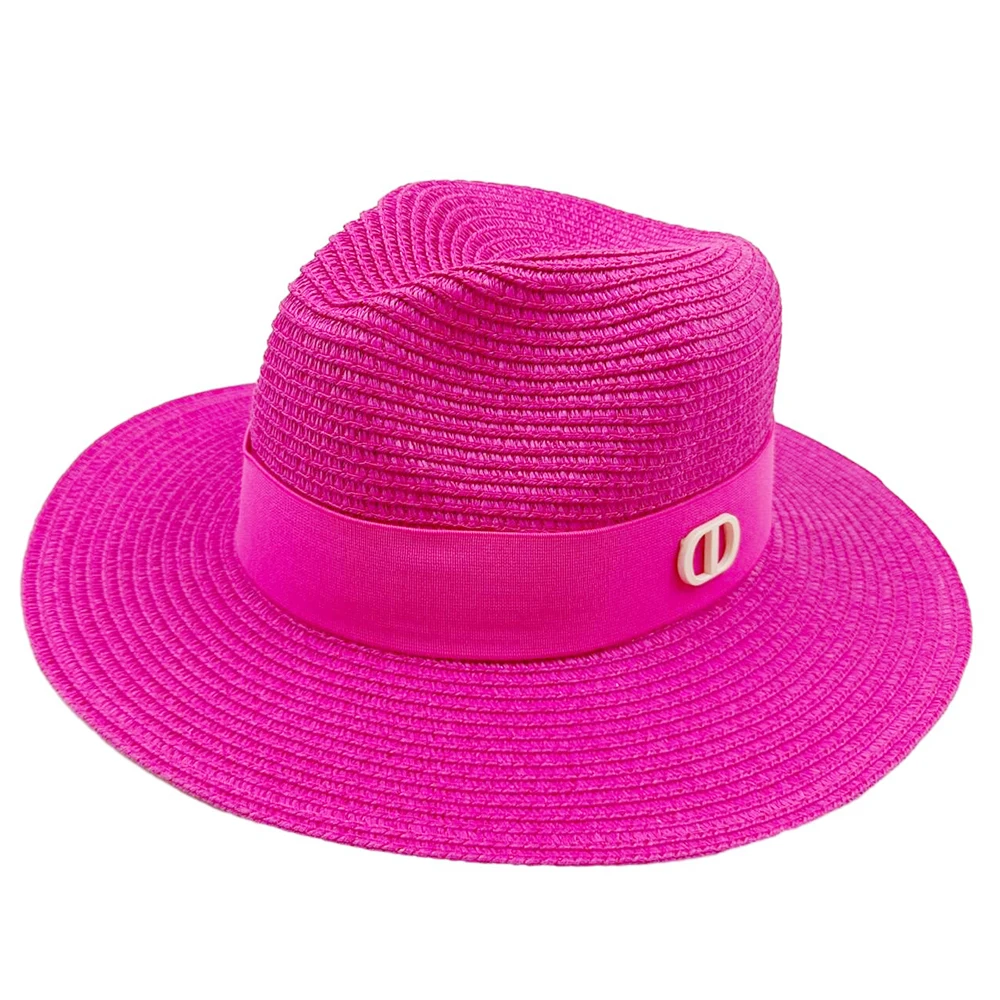 Шляпа hatjazz Новая Летняя женская панама шляпа от солнца уличная соломенная