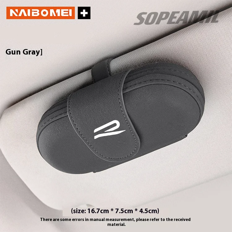 

Автомобильный замшевый ящик для солнцезащитных очков, ящик для хранения очков, козырек, зажим для очков Volkswagen R Tiguan Touareg GTI Golf Magotan Passat Arteon Polo