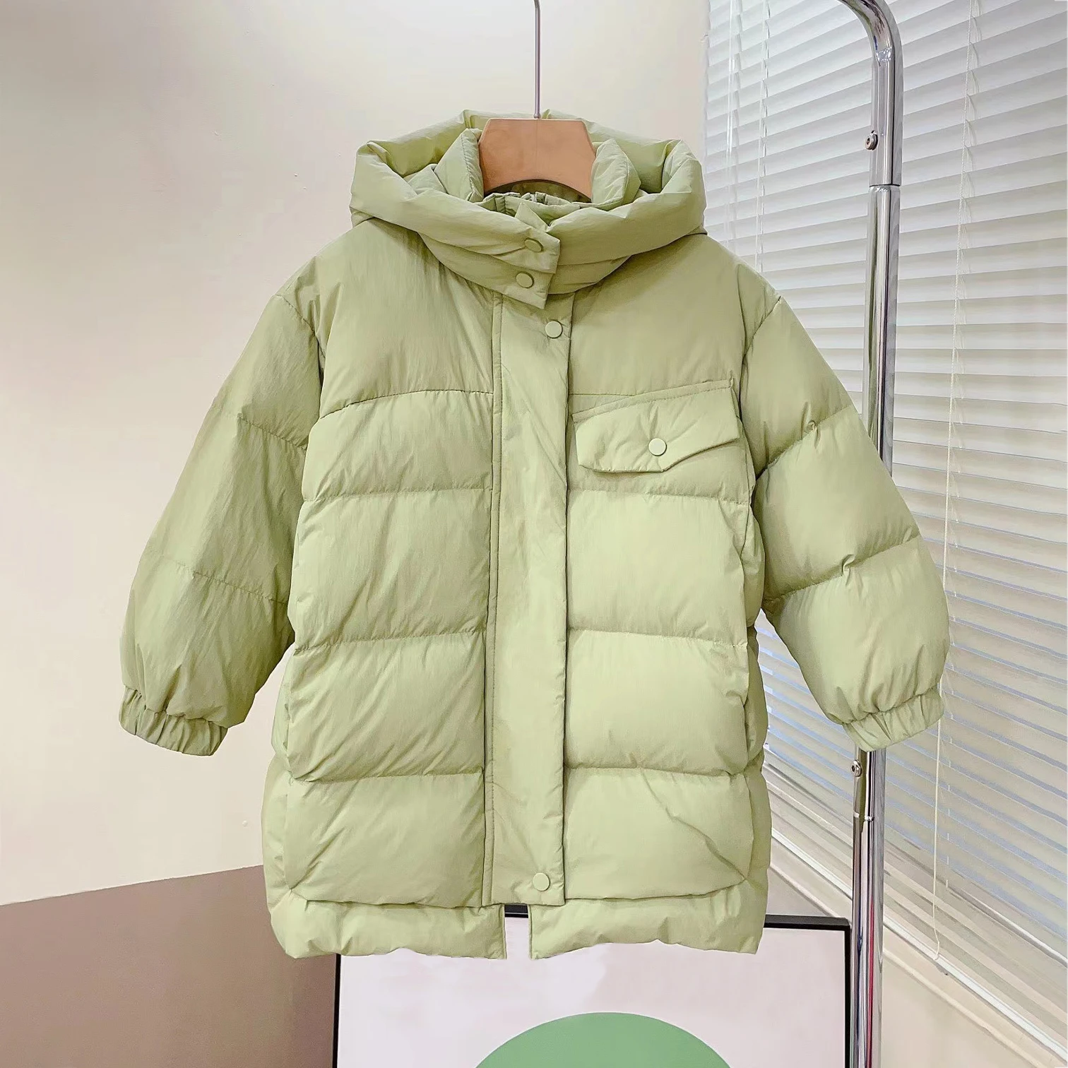 

Детское длинное пальто NIGO, повседневная пуховая куртка # nigo33287