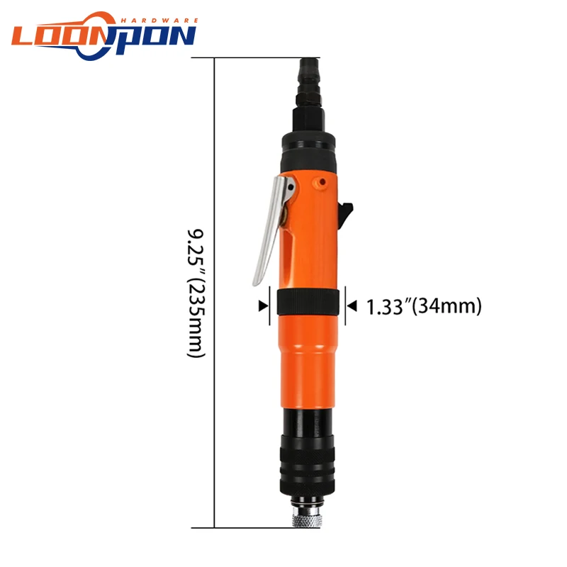 Фото Straight Shank Pneumatic Air Screwdriver with Double-headed Screwdriver  Torque Control Pneumatic Tools №2
