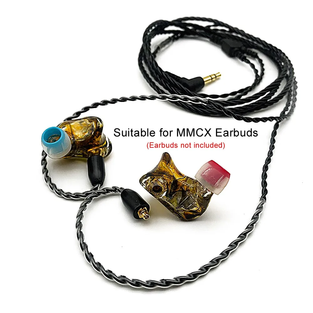 Фото Внутриканальный кабель для монитора MMCX наушников провод IEM-кабель соединитель Внутриканальный кабель для монитора MMCX наушников провод IEM-кабель соединитель