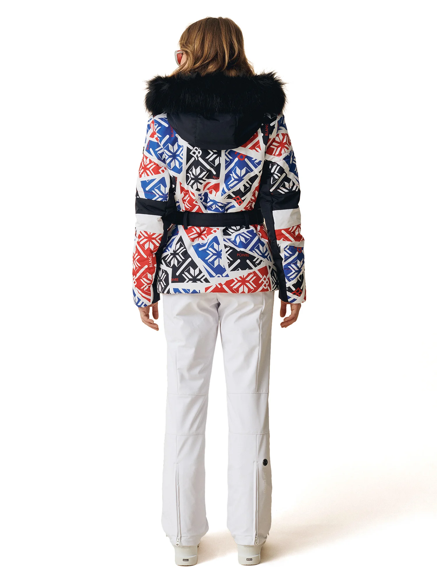 Куртка горнолыжная Poivre Blanc W24-1003-WO Print Scarlet Red