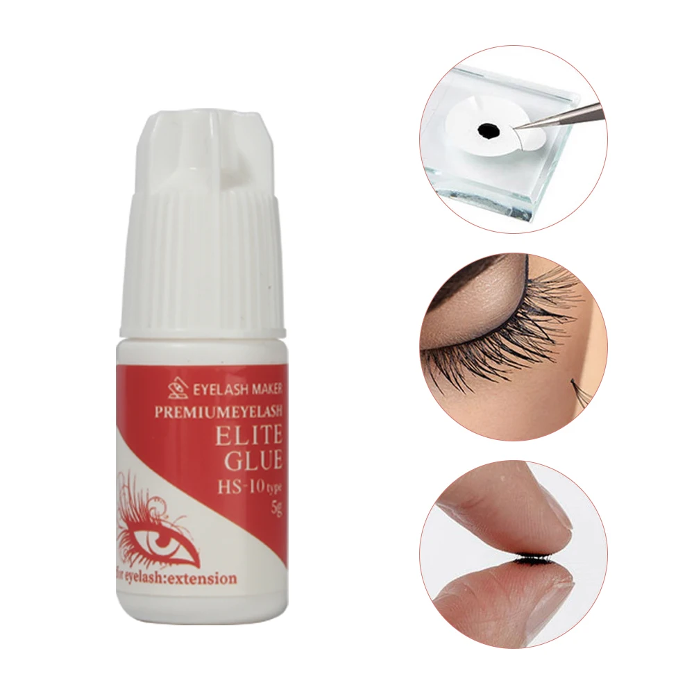 Korea Import Premium Elite Eyelash Extension Glue Select HS Lash Adhesive 2s Drying Time HS 10 Cola Elite Glue Of Eyelash Glue