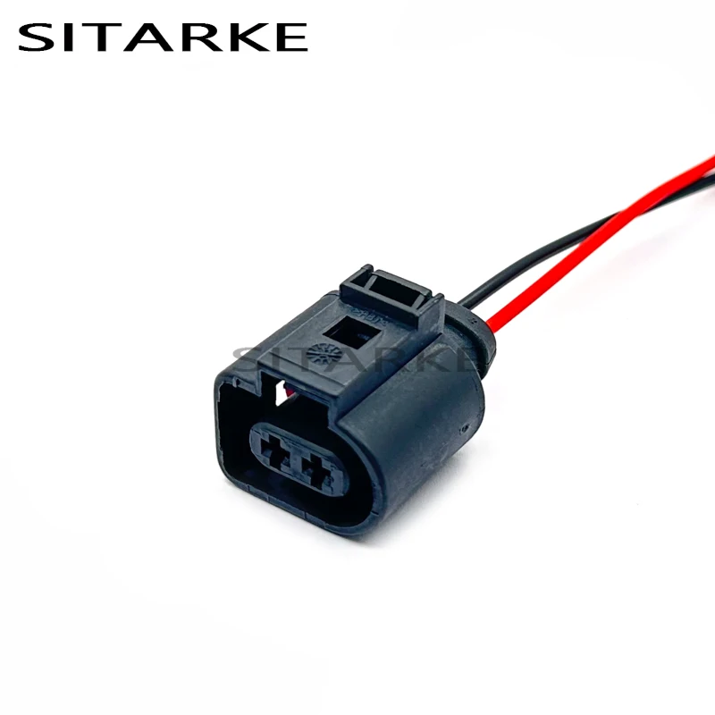 

1 комплект, 2 контакта, 3,5 мм, автомобильная противотуманная лампа, фотолампа, фоторазъем 1J0973722 1717692-1 8D0973822 для Audi A6 VW Jetta Golf GTI MK4 Passat